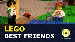 Best Friends Lego Brickfilm Youtube Lego Short Movie Lego Figure Gets A Friend And On Another Day They Go To The Gym Lego Sto Lego Figures Lego Stop Motion
