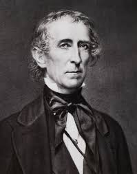 Sold at Auction: JOHN TYLER FREE FRANK ENVELOPE SIGNED AND FRAMED