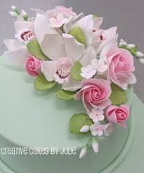 Sugar Flower Spray Sugar Flowers Flower Spray Sugar Flowers Cake