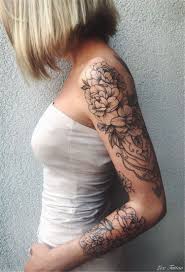 Exclusive And Stunning Arm Floral Sleeve Tattoo Designs For Your Inspiration Awesome Sle Floral Tattoo Sleeve Sleeve Tattoos For Women Feminine Tattoo Sleeves