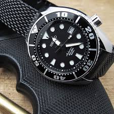 Absolute Black Mesh Watch Bracelet On Seiko Sumo Sbdc001 By Strapcode From Instagram Http Ift Tt 1fa87nw Watches For Men Seiko Sumo Skeleton Watches