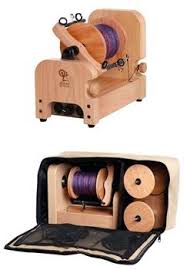 The electric eel wheel nano is an affordable and travel friendly espinner that spins your fiber into beautiful yarn! Ashford Electric Spinner Electric Spinning Wheel