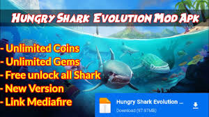 Hungry Shark Evolution Mod Apk Free Download Youtube