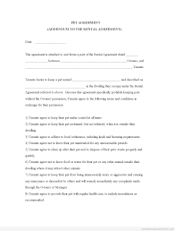 Pet addendum to lease ohio. Sample Printable Pet Agreementm Addendum To The Rental Agreement Form Rental Agreements Real Estate Forms Rental Agreement Templates