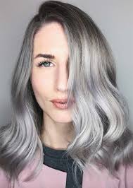 Clairol nice 'n easy hair color in medium reddish blonde. Silver Hair Trend 51 Cool Grey Hair Colors Tips For Going Gray