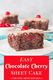 Easy Chocolate Cherry Cake Recipe Chocolate Dessert Recipes Chocolate Cherry Cake Easy Cake Recipes