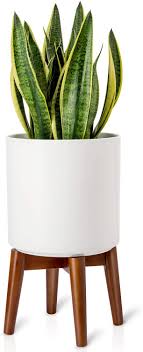 Whether you prefer traditional styles or modern designs, these are brilliant for showcasing your plants. Amazon Com Mkono Plant Stand Mid Century Modern Plant Stand Indoor Plant Pot Not Included Flower Pot Holder Home Decor Brown Garden Outdoor