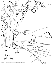 Farm Scenes Coloring Page Farm Life A Farm Barn And Cows Coloring Pages Nature Farm Coloring Pages Cow Coloring Pages
