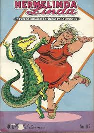 Hermelinda linda riding a bird who's carrying a missile. Brujerias Hermelinda Linda 1965 Editormex 145 Ficha De Numero En Tebeosfera