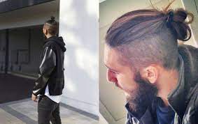 Undercut Knot Hairstyles For Men Mens Hairstyles Top Knot Hairstyles Undercut Hairstyles