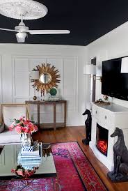 Black And White Interior Small House Black White Bold Living Room Reveal Hunted Interior Bold Living Room Living Room Reveal Home Decor