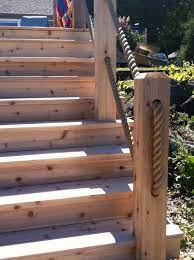 Although We Think About The Deck Fencing As A Security Function Some Individuals Select The Deck Railing As O Outdoor Stairs Outdoor Handrail Railings Outdoor