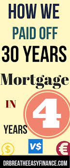 How We Paid Off Our 30 Year Mortgage In 4 Years Vital Dollar Get Out Of Debt Series 30 Year Mortgage Debt Free Get Out Of Debt