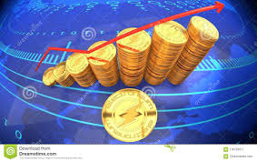 Electroneum Online Cash Digital Money Chart Showing Value
