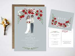 These wedding invitations however have taken the personal touch to another level. 36 Winter Wedding Invitations We Love