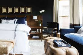 When putting together a creative space for the kids, don't shy away from bold. 22 Ways To Decorate With Navy Blue In The Bedroom