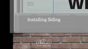 Flashing everlast® advanced composite siding at seams is not required. Installing Siding How To Install Everlast Advanced Composite Siding Youtube