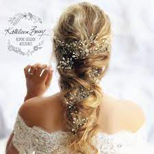 Extra Long Bridal Hair Vine Extra Length Wedding Hair Vine Etsy Long Bridal Hair Hair Vine Wedding Bridal Hair Vine