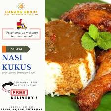 Menu terbaik nasi ayam serta burger juga minuman delivery di seluruh putrajaya. Hanana Group Event Space Food Delivery Putrajaya Bangi Kajang