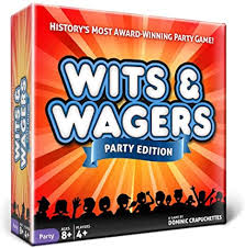 This covers everything from disney, to harry potter, and even emma stone movies, so get ready. Amazon Com North Star Games Wits Wagers Board Game Party Edition Kid Friendly Party Game And Trivia Toys Games