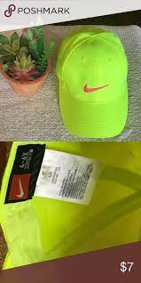 Girls Nike Neon Green Hat Size 4 6x Green Hats Neon Green Nike Neon