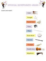 Discover learning games, guided lessons, and other interactive activities for children. Musical Instruments Grade 1 Worksheet