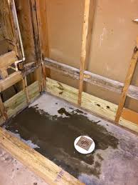 Transforming A Bathtub To A Stand Up Shower Appliances Have Been Removed And Next Step Is Re Plumbing Bathtub Remodel Stand Up Showers Standing Shower