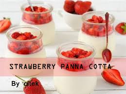 Strawberry Panna Cotta