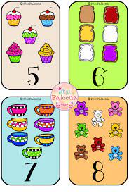 Free Number 1 10 Flash Cards Flashcards Free Math Resources Kindergarten Freebies