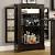 Glass Liquor Display Cabinet