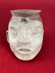Sold at Auction: Reproduction Quapaw Head Pot