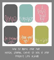 Here i show you how i do it.thanks for wa. Ill Be Referring To This Tutorial Many Times Make You Own Journal Cards Using Photoshop And Project Life Cards Project Life Scrapbook Project Life Printables