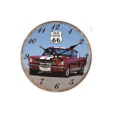 Add a little coastal charm to your home with the shiplap chic wall clock by august grove® & co.® the aged white finish combined with the contrasting numbers written in different styles make an. Buy Shabby Chic Beer Free Wall Clocks Vintage Wall Clock Wall Watches Home Decor Large Kitchen Clock Carwallclock24 30cm Online In Thailand B07y6bssxl