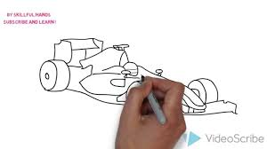 В мире автоспорта самые высокоскоростные болиды, оснащенные элементами. How To Draw A Car F1 Kak Narisovat Mashinu Iz F1 Youtube