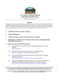 CITY COUNCIL REGULAR SESSION www.ci.st-helens.or.us 1. Call Regular Session  to Order