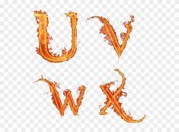 Here you learn the german alphabet! Fire U Alphabet Png Free Transparent Png Clipart Images Download