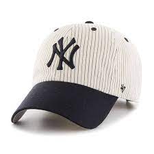 New York Yankees 47 Brand Clean Up Pinstripe Adjustable Hat Yankees Hat Hats For Men Yankees