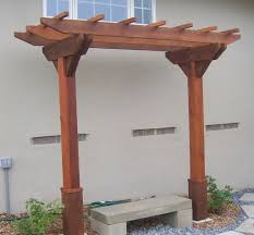 Arbors Pergolas Can Have Many Uses Here It Creates A Homey Lounge Area For Your Retail Space How Would You Use Wood Fence Design Wood Arbor Wooden Arbor