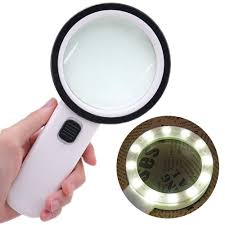 30x High Power Handheld Magnifying Glass Led Light Jumbo Illuminated Magnifier Walmart Com Walmart Com