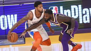 El perimetral rajon rondo, de los lakers, fue. Nba Oklahoma City Thunder Vs Los Angeles Lakers Jan 2 2019 Youtube