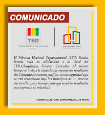 Hijos, cónyuges y hermanos de militantes podrían el tribunal electoral revocó los lineamientos de la convocatoria al congreso nacional, pero no es la. Tribunal Supremo Electoral Facebook