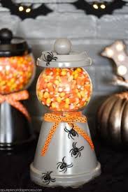 Best 25 Candy Jars Ideas On Pinterest Halloween Candy Jar Clay Pot Crafts Spooky Halloween Crafts