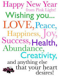 Pink Happy Thoughts Always Happy New Year From Pink Light New Year Wishes Quotes New Year Inspirational Quotes Quotes About New Year