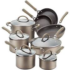 Circulon Circulon Premier Professional 13piece Hardanodized Cookware Set Bronze Exterior Stainless Steel Hard Anodized Cookware Cookware Set Induction Cookware