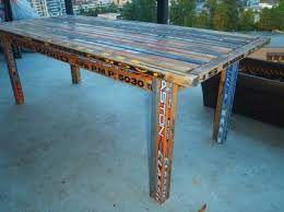 Hello, after playing hockey for thirteen years i've decided to finally make something with my broken sticks. Repurposed Hockey Stick Table Hockey Stick Furniture Hockey Stick Hockey Decor