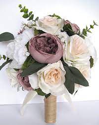 Maybe you would like to learn more about one of these? Amazon Com Wedding Bouquet 17 Piece Set Bridal Bouquets Wedding Silk Flowers Taupe Mauve Blush Champagne Silk Flower Bouquet Package Rosesanddreams Bride Bouquet Bridesmaid Boutonniere Corsage Home Kitchen