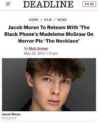 Jacob Moran's Instagram, Twitter & Facebook