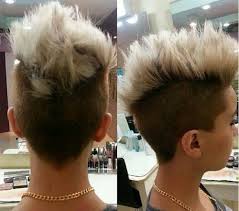 Short hair cuts short hair styles undercut fade mohawks bald fade pixie haircut pixie cut rest hairstyle. Short Spiky Mohawk Hairstyle For Women Mohawk Hairstyles For Women Mohawk Hairstyles Short Hair Mohawk