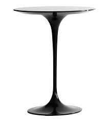 Gueridon Saarinen Marquina Noir Knoll Gueridon Table De Chevet Table D Appoint Ronde