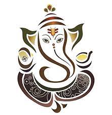 Sri ganesh png transparent photos. Paper Plane Design Decals Ganesha Ganpati Ji 50 Cm X 70 Cm Wall Sticker Colourful Ganesh Lord Ganesha Buy Online In United Arab Emirates At Desertcart Ae Productid 78145620